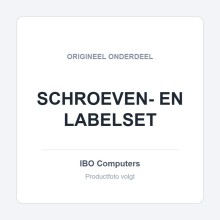 Lenovo schroeven- en labelset SCHROEF schroef M3x8 (5S10U51624)