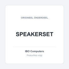 Lenovo speakerset L+R 4cell (5SB0S31938)