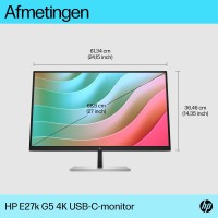 HP E-Series E27k G5 4K USB C | 27 inch | 4K