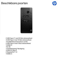 HP EliteDesk 8 Tower G1i AI Wolf Pro Security Edition | Intel Core Ultra 5 235 | 16GB DDR5-SDRAM | 512 GB SSD PCIe
